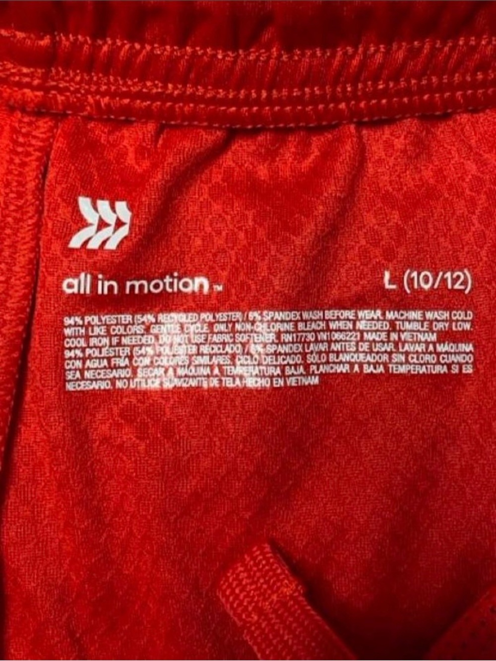 all in motion Red Performance Athletic Shorts - Picture 3 of 5